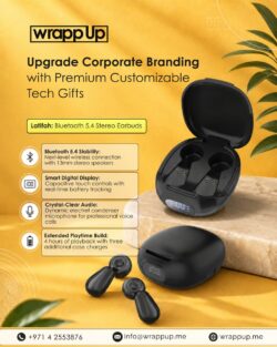Wrapp Up Latifah Bluetooth 5.4 Stereo Earbuds – Corporate Gifting Dubai