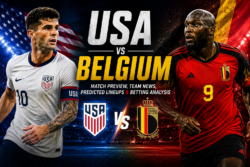 USA vs Belgium Prediction: Match Preview, Team News, Predicted Lineups & Betting Analysis