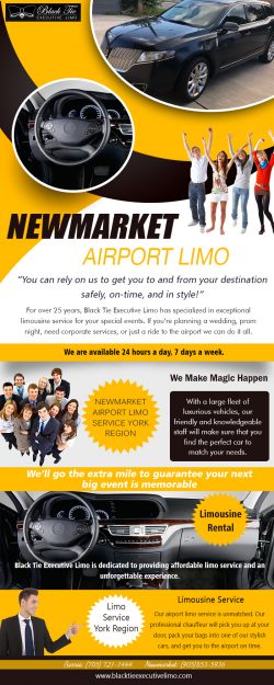Newmarket Airport Limo Service York Region | Call – 705-721-1444 | blacktieexecutivelimo.com