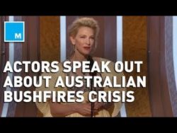Celebrities Use Golden Globes to Speak Out About Australia Bushfires | Mashable News – YouTube