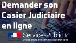 Demande extrait casier judiciaire