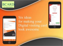 Six ideas for making your Digital visiting card look awesome!!
