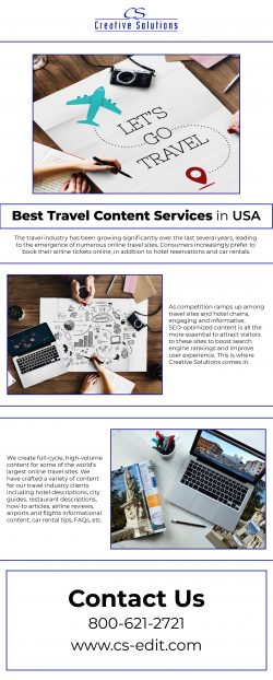 Travel Content Writing Services