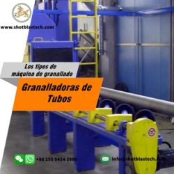 Granalladoras para Tubos, Spools y Torres Eólicas