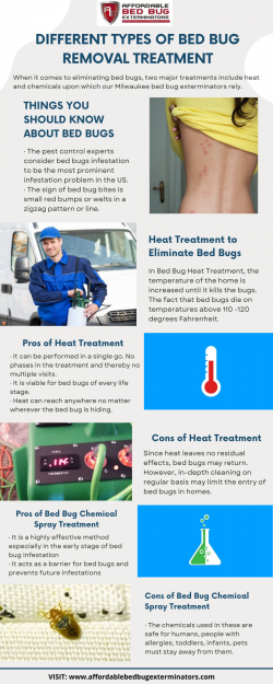 Different types of Bed Bug Removal Treatment