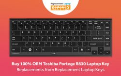 Buy 100% OEM Toshiba Portege R830 Laptop Key Replacements from Replacement Laptop Keys