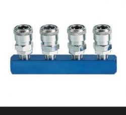 4PCS Manifold With Japan Type Quick Coupler SJV-5