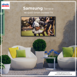 Samsung Terrace Weatherproof Outdoor TV from Atlantic Electrics