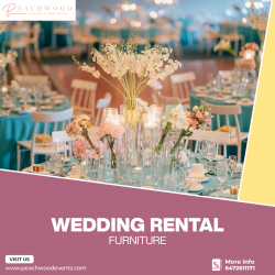Wedding rental furniture
