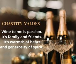 Chastity Valdes is a Wine Blogger
