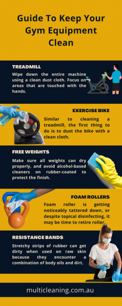 Guide to keep your gym equipment clean