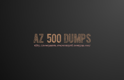 AZ 500 PDF Dumps(Security)