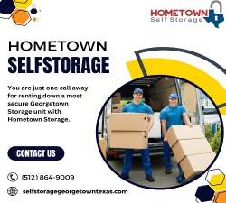 Safe Your Storage Units in Georgetown With Hometown Self Storage