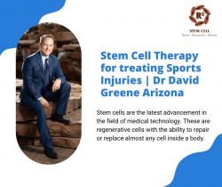 Stem Cell Therapy for treating Sports Injuries | Dr David Greene Arizona