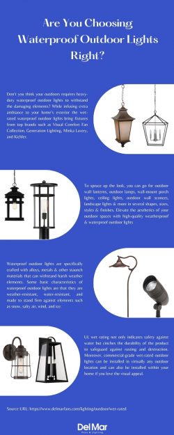 Are You Choosing Waterproof Outdoor Lights Right?