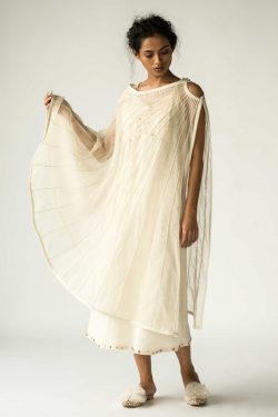 White Cotton Maxi Dress