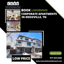 Book Luxurious Corporate Apartments in Knoxville, TN