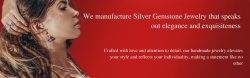 manufacturer and exporter of 925 sterling silver and gemstone jewelry