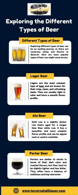 Exploring the different types of beer – Tavern Shell Liquor