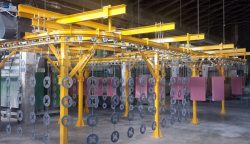 The Efficiency and Versatility of Four-Wheel Overhead Conveyors