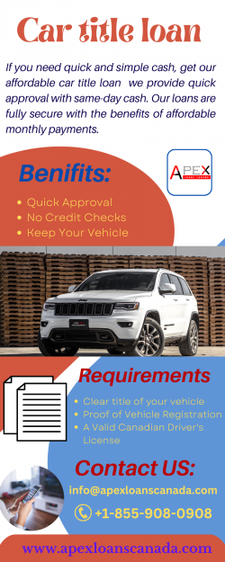 Get a car title loan without credit checks
