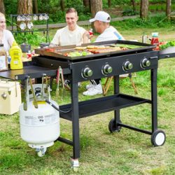 EGA Series 4 Burner 36 Inch Gas Griddle