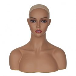 Leslie – Hot Realistic Female Mannequin Head Displaying Wigs Jewelry Earrings Hats