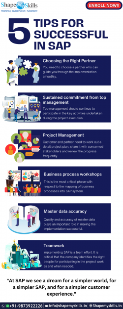 5 Tips for Successful in SAP | ShapeMySkills