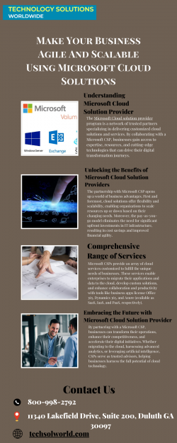 Empowering Your Business with Microsoft Cloud Solution Provider