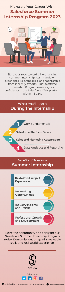 Kickstart Your Career With Salesforce Summer Internship Program 2023
