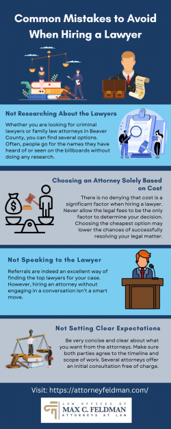 Common Mistakes to Avoid When Hiring a Lawyer