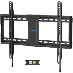 Fixed TV Wall Mount for 37-90 Inch TVs, Low Profile, Fits 16″, 18″, 24″ Studs, ...