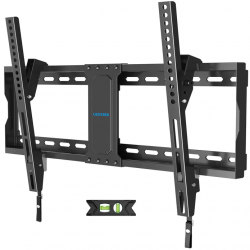 Tilting TV Wall Mount for 37-90 Inch TVs, Low Profile, Fits 16″, 18″, 24″ Studs