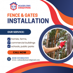 Fence Gate Installation Experts – New Orleans Handyman LLC