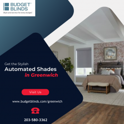 Get the stylish automated shades in Greenwich!