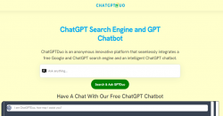 Free ChatGPT Search Engine and GPT Chatbot