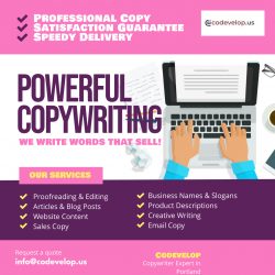 Powerful Copywriting services