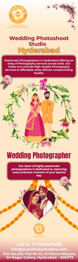 Wedding Photo Shoot Studio in Hyderabad