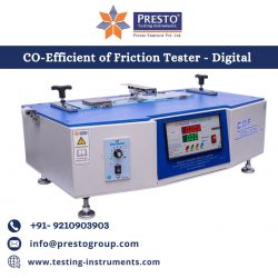 Coefficient of Friction Tester Manufacturer: Testing-Instruments