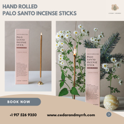 Experience Sacred Aromas with Palo Santo Incense Sticks