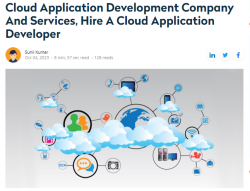 Cloud Application Development Company And Services, Hire A Cloud Application Developer