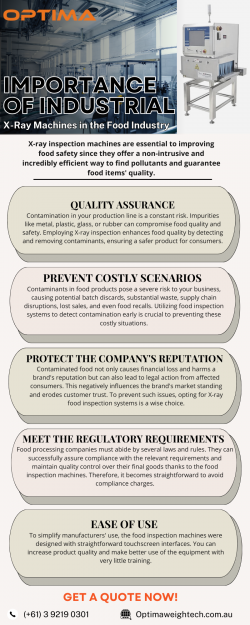 X-ray Inspection Machines for the Food Industry – OPTIMA Weightech