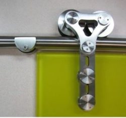 Barn door hardware handles