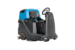 Compact Smart Ride-On Scrubber