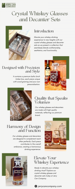 Buy Whiskey Glasses and Decanter Sets for Discerning Tastes