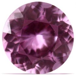 Timeless (0.65 Carats) Round Pink Sapphire Ring