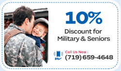 10% Discount for Military & Seniors