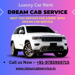 Best taxi service for Ajmer with Dream Cab Service