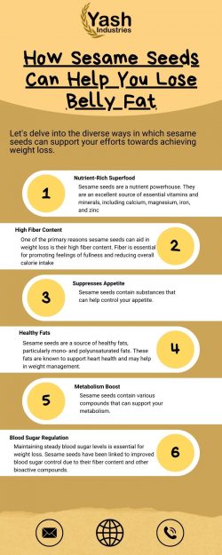How Sesame Seeds Can Help You Lose Belly Fat