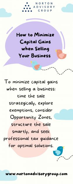 Norton Advisory Group’s Guide to Minimizing Capital Gains on Business Sales.